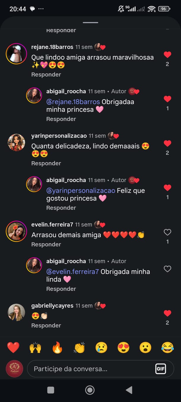 Comentario positivo de cliente Zadoni